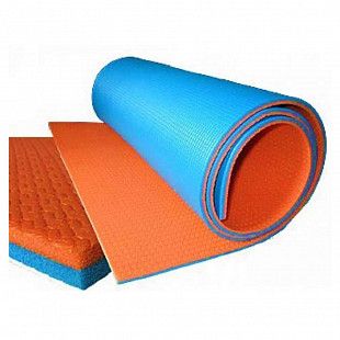 Туристический коврик Isolon Camping 16 1800х600х16мм orange/blue