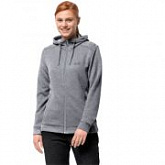 Джемпер женский Jack Wolfskin Finley Jacket Women slate grey