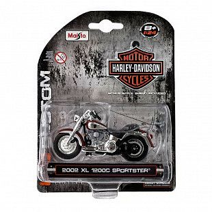 Масштабная модель мотоцикла Maisto 1:24 Harley-Davidson 2002 XL 1200C Sportster (35094) orange