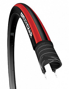 Велопокрышка CST C1406 700x23C Czar Слик TB86323700 Black/Red
