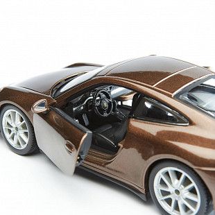 Коллекционная машина Bburago 1:24 Porsche 911 Carrera S (18-21065) brown