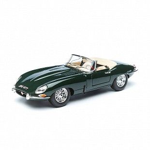 Машинка Bburago 1:18 Jaguar E Cabriolet 1961 (18-12046) green НОВОЕ ПОСТУПЛЕНИЕ