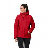 Куртка женская Jack Wolfskin Troposphere Jacket W red fire