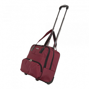 Чемодан малый Polar П7104 burgundy
