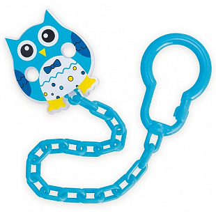 Прищепка для пустышки Canpol babies Совы 10/876 Blue