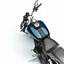 Масштабная модель мотоцикла Maisto 1:12 Харлей Дэвидсон 2004 Dyna Super Glide Sport (32320) dark blue/black