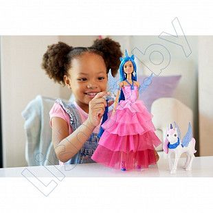 Кукла Barbie Dreamtopia Удивительный сапфир (HRR16)