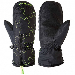Рукавицы горнолыжные детские Relax RR17A black