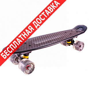 Penny board (пенни борд) Tech Team Transparent 22" Light 2018 black