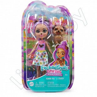 Кукла Enchantimals Трасти и Мопс Пенна (FNH22 HKN11)