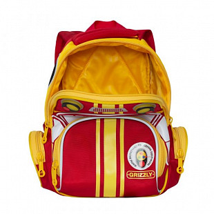 Детский рюкзак GRIZZLY RS-992-1 red/yellow