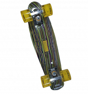 Penny board (пенни борд) Explore Launcher 22'' Striped Green
