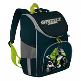 Рюкзак школьный с мешком GRIZZLY RAm-185-9 /2 blue