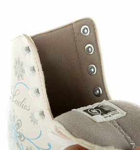 Коньки фигурные Спортивная коллекция Ladies velvet Classic White