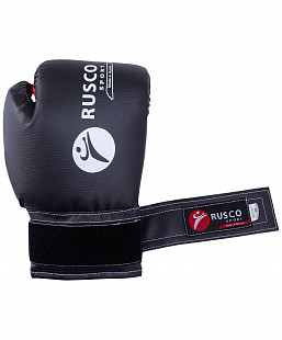 Перчатки боксерские Rusco black