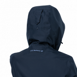 Пальто женское Jack Wolfskin Cape York Coat W midnight blue