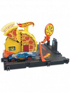 Игровой набор Hot Wheels City Speedy Pizza Pick-Up (HMD53 HKX44)
