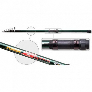 Удилище стеклопластиковое телескопическое Akara Power Black