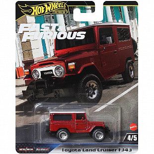 Машинка Hot Wheels Fast & Furious Toyota Land Cruiser (HNW46 HRT96)