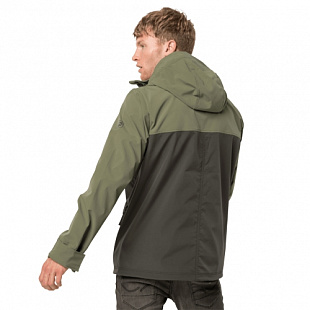 Ветрозащитная куртка мужская Jack Wolfskin Desert Wind Jacket M dark moss