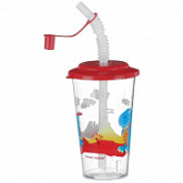 Поильник Canpol babies С трубочкой 320 мл 4/112 Red