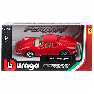Машинка Bburago 1:43 Dino 246 GT (18-36000/18-31105) red