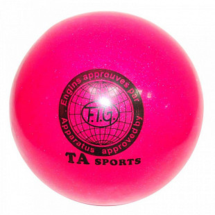 Мяч для художественной гимнастики Zez Sport T12 Pink