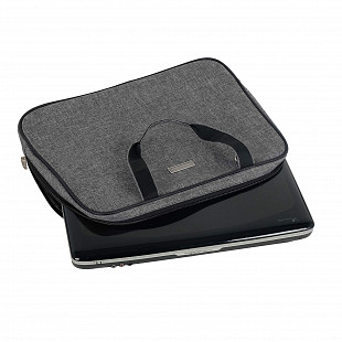 Сумка-папка Polar П7119 black/grey