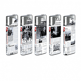 Зажигалка пьезо многоразовая Newspaper XHD101(102)WP