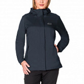 Куртка женская Jack Wolfskin Cloudburst Jacket Women dark blue