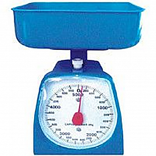 Весы кухонные механические (с чашей) синие Irit IR-7130