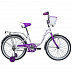 Велосипед Novatrack Butterfly 20" (2019) White/Violet 207BUTTERFLY.WVL9