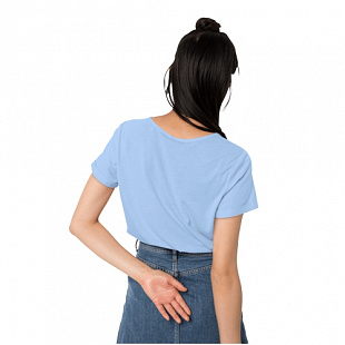 Футболка женская Jack Wolfskin Nata River Shortsleeve W ice blue stripes