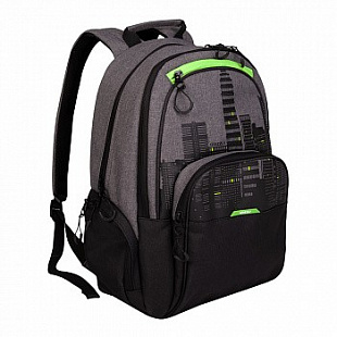 Городской рюкзак GRIZZLY RU-030-4 /2 black/light green