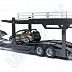 Автовоз Bburago Mercedes Benz Actros + машинка Bburago VW Polo GTI Mark 5 (18-31456/18-31458) beige