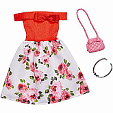 Одежда для кукол Barbie FYW85 red\white
