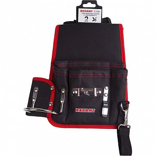 Сумка монтажника поясная Rexant с 5 отделениями RE-5 12-5601