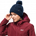 Шапка Jack Wolfskin Stormlock Pompom Beanie dark indigo