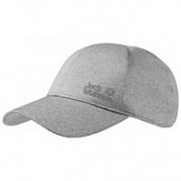 Бейсболка мужская Jack Wolfskin Solution Cap light grey 1908501-6111