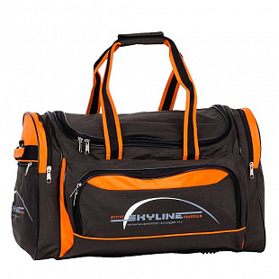 Дорожная сумка Polar 6068с black/orange