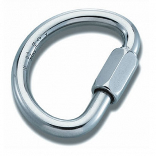 Карабин-рапид Vento Big-D 10 стальной полукруглый