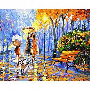 Картина по номерам Picasso Дама с собачкой PC4050240