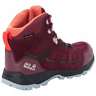 Водонепроницаемые кроссовки женские Jack Wolfskin Vojo Hike Xt Texapore Mid W burgundy / phantom