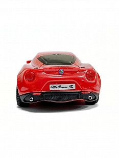Машинка Bburago 1:43 Alfa Romeo 4C (18-30524) red