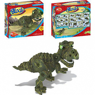 Конструктор Maya Toys Block Мягкий Тираннозавр XY1219