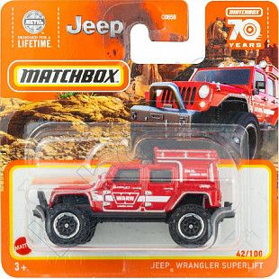 Машинка Matchbox Jeep Wrangler Superlift 42/100 (C0859 HLD28) mainline 2023