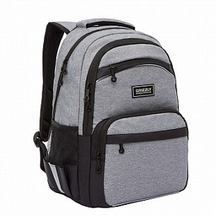 Рюкзак школьный GRIZZLY RB-054-6 /6 grey