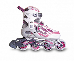 Роликовые коньки Спортивная коллекция Polo pink