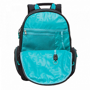 Рюкзак городской GRIZZLY RU-033-3 /3 black/turquoise