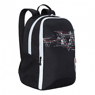 Рюкзак школьный GRIZZLY RB-151-2 /1 black/white
